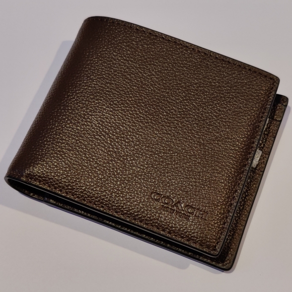 Coach Brown Leather Wallet, NWOT - Picture 6 of 6